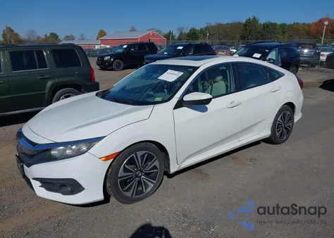 2017 Honda Civic Ex-T z USA, uszkodzony, nr VIN 19XFC1F35HE206359